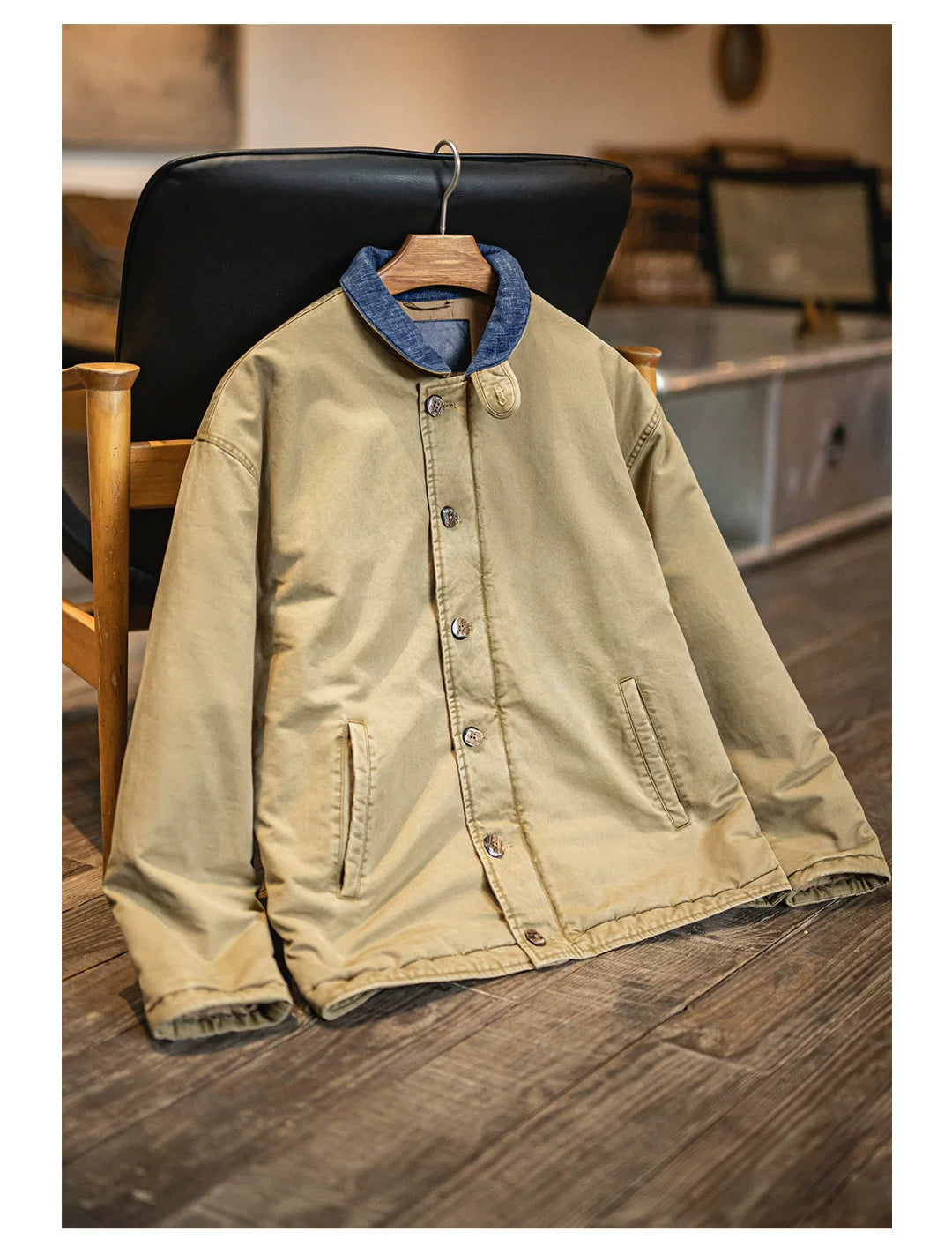 Madden retro N1 thickened warm cotton short jacket