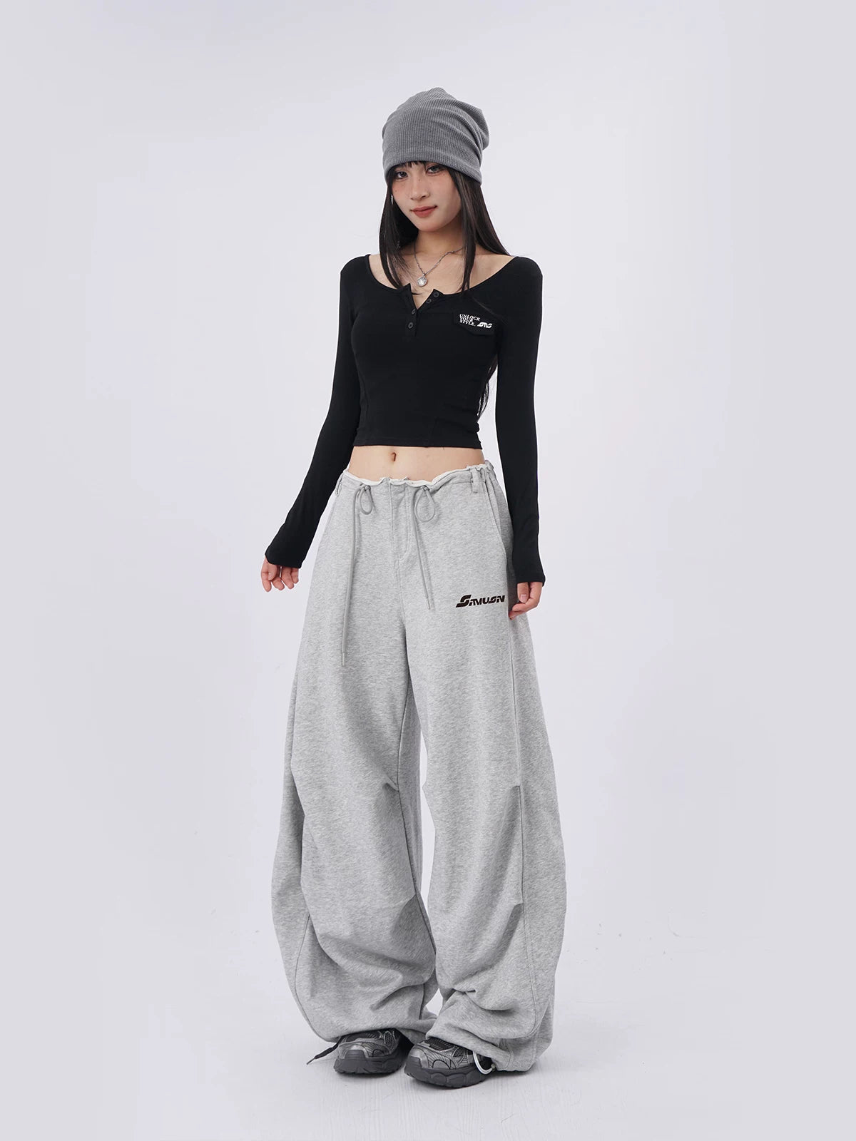 SAMUSAN Slim and Thin Versatile Short Long Sleeves