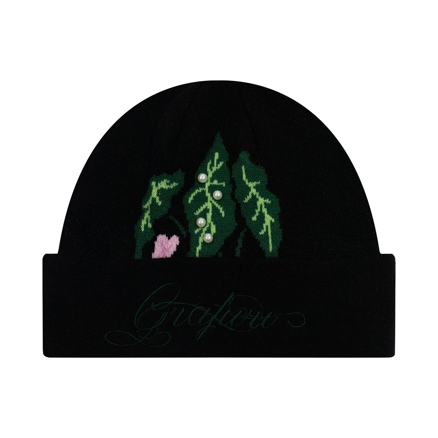 GRAF Pearl Embroidered Beanie
