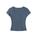 Nariele Slim Slim Slim Low U-neck Tee