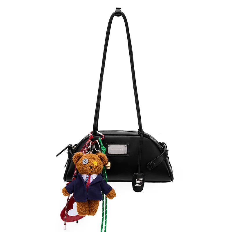 SmoSmos Original Design Bowling Leather Bag
