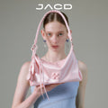 JACD Soft Pink Faux Leather Zip-Top Underarm Bag