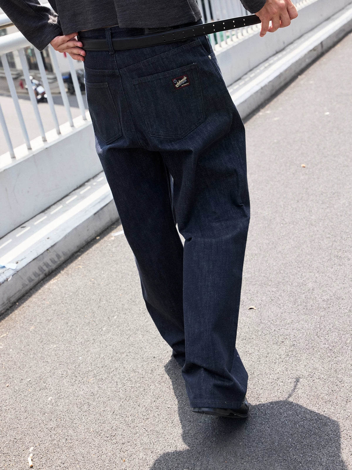 VLABMADE Indigo Fade-Resistant Straight-Leg Jeans