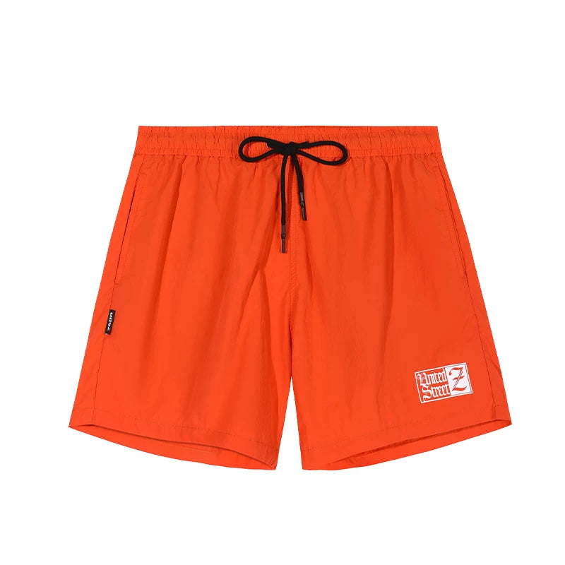 UNITED STREETZ Quick-Dry Slim Fit Mid-Rise Athletic Shorts