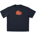 O3PARK Loose and Versatile "Apple Warrior" Printed Tee