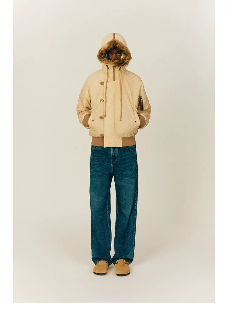 NONRADICAL (NR) Vintage Parker Hooded (Three Wearing Forms) Padded Jacket Jacket Men