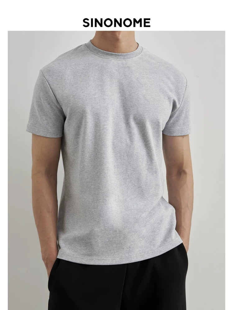 SINONOME Cool Small Neckline Casual Tee