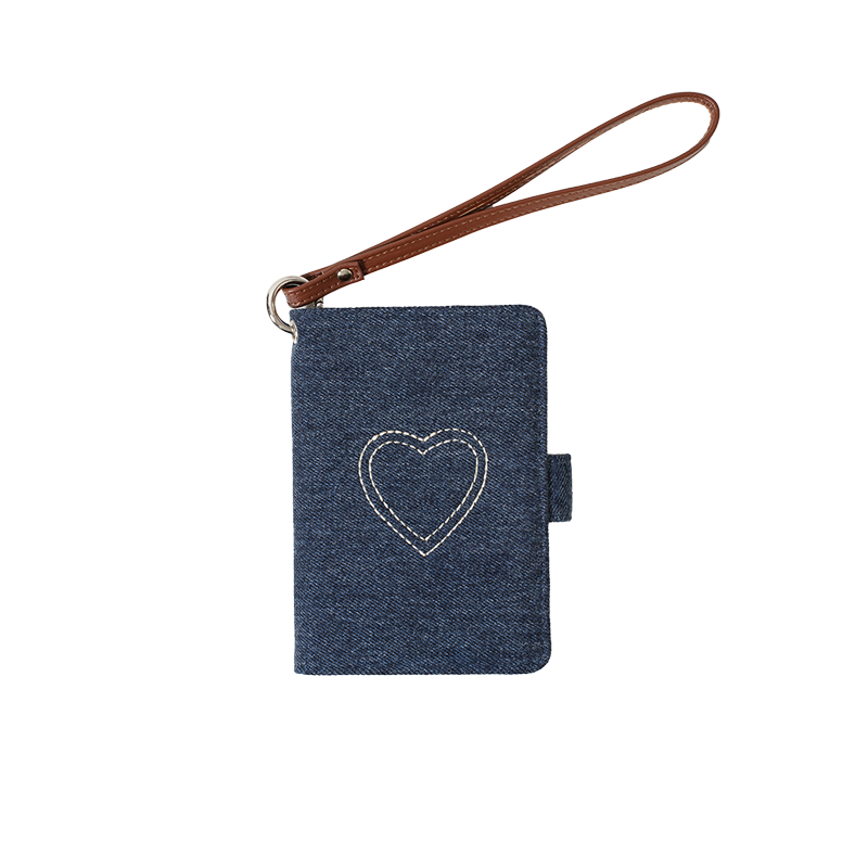 Momogig Vintage Love Embroidery Multifunctional Handheld Passport Holder