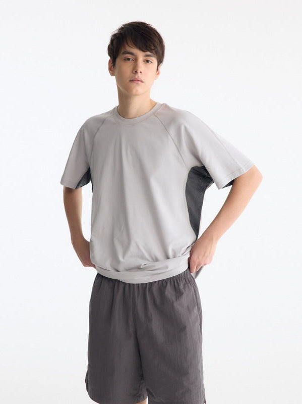 UNF Quick Drying Breathable Contrasting Splicing Tee