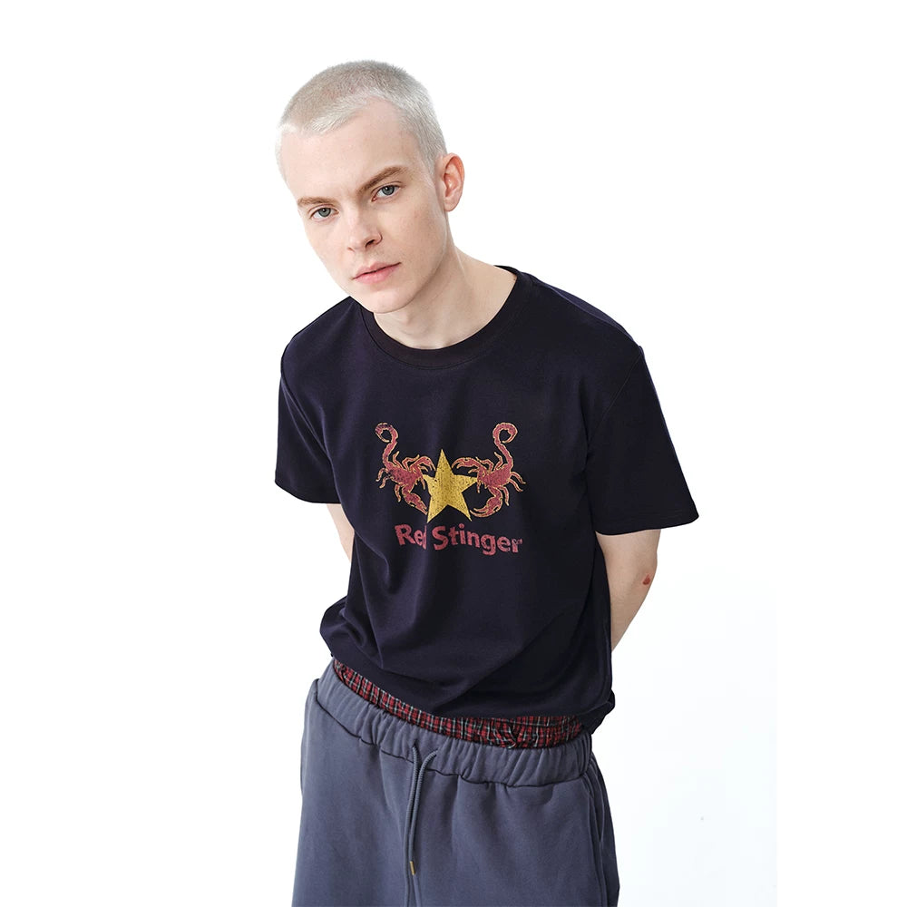 DIMC Scorpion Star 100% Cotton Crewneck Tee