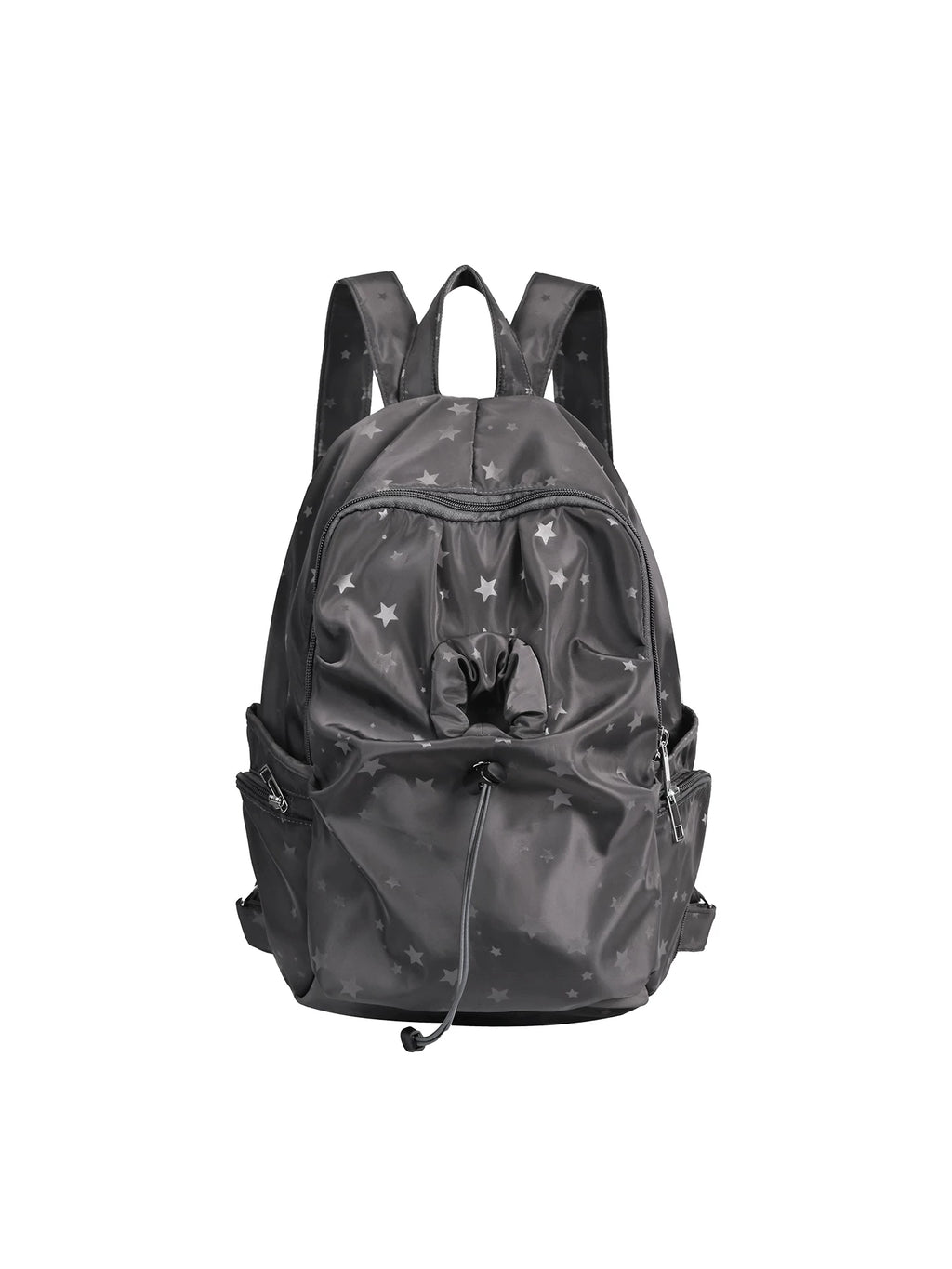 Unique blue Nylon Zip-Top Backpack