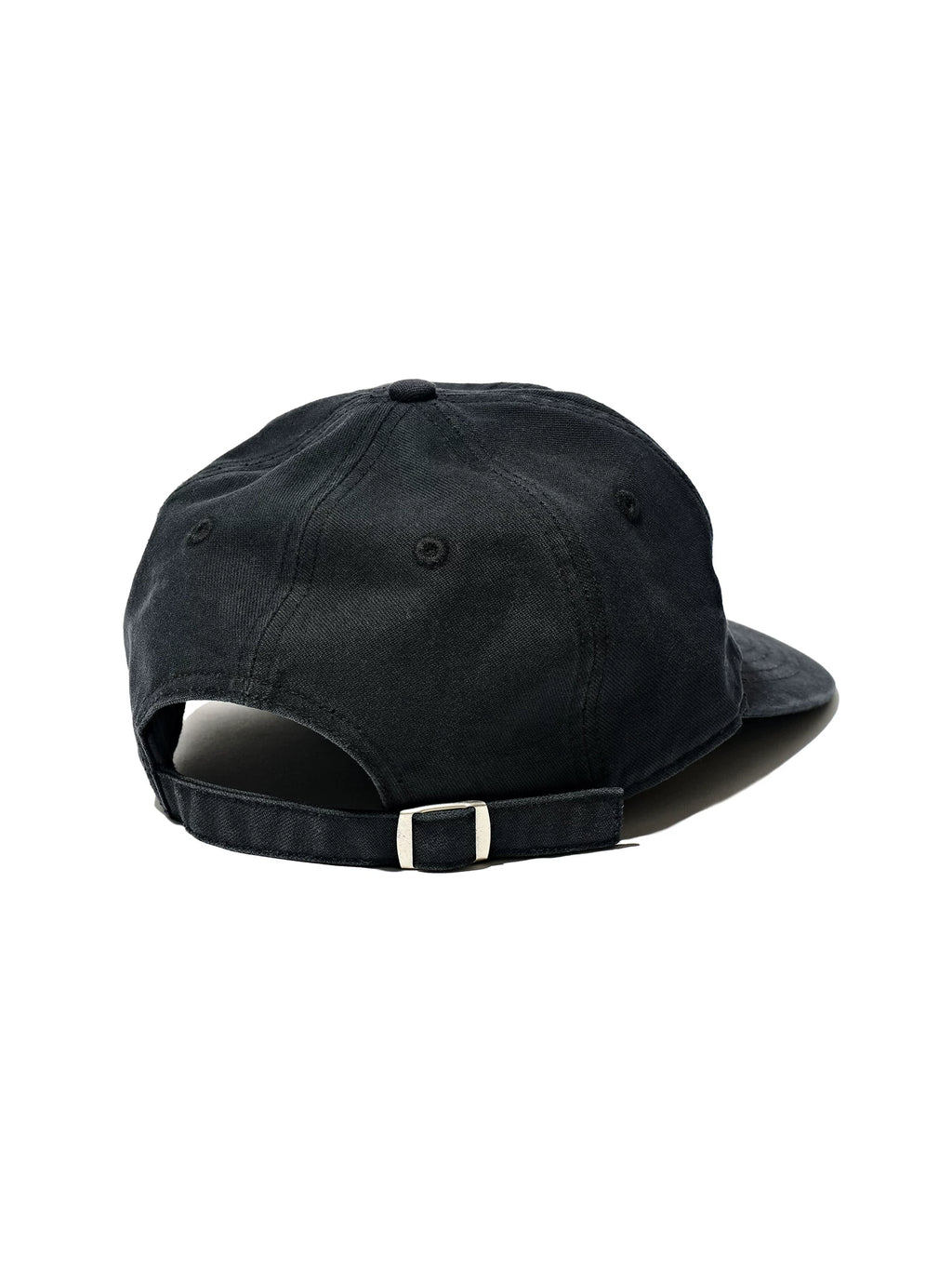 PARTIMENTO Washed Cotton Distressed Baseball Cap