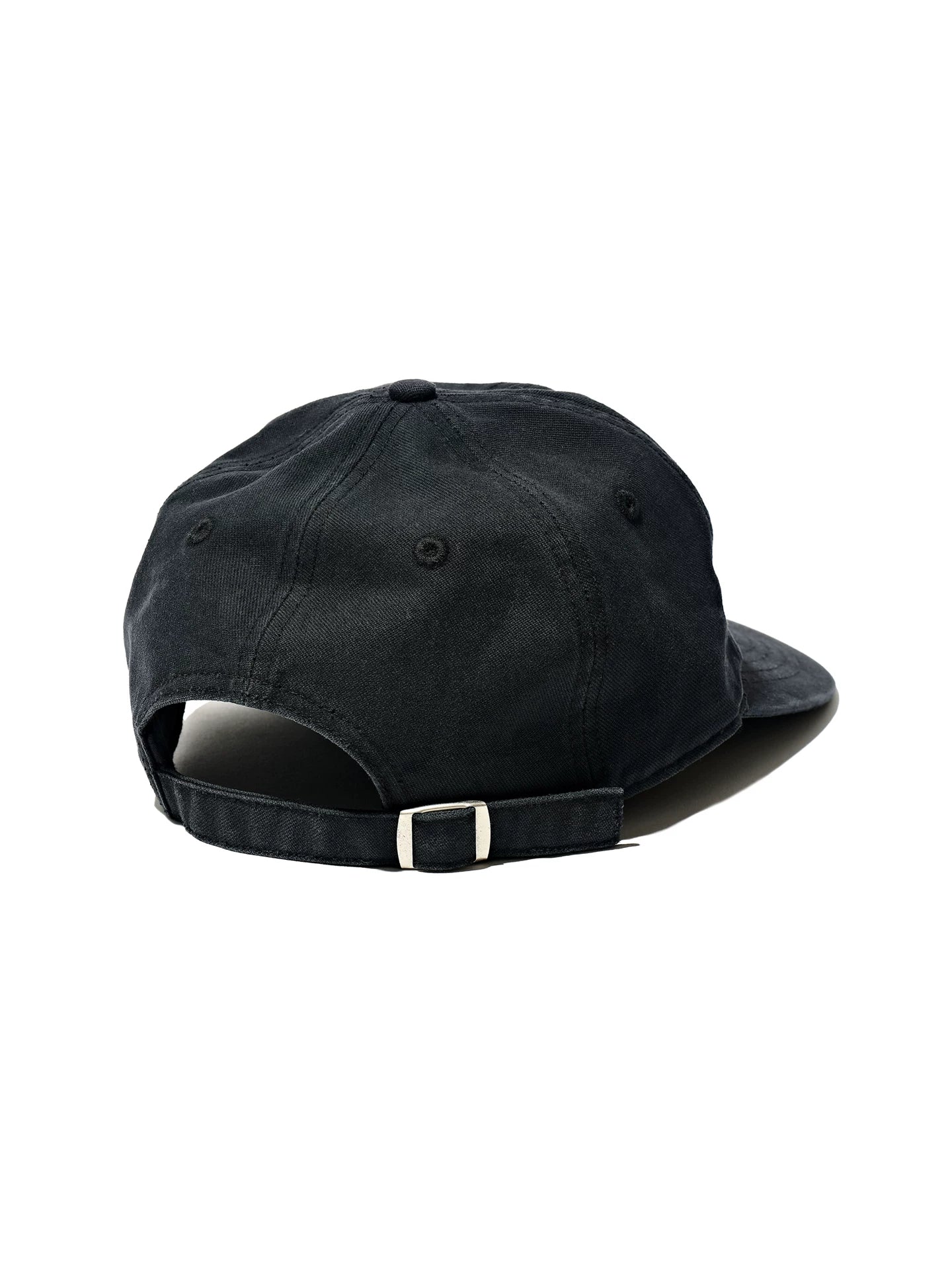 PARTIMENTO Washed Cotton Distressed Baseball Cap