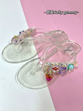 Salty gummy Handmade Crochet PVC Toe-Separator Sandal