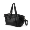 YADAMUI Black Faux Leather Crossbody Shoulder Bag