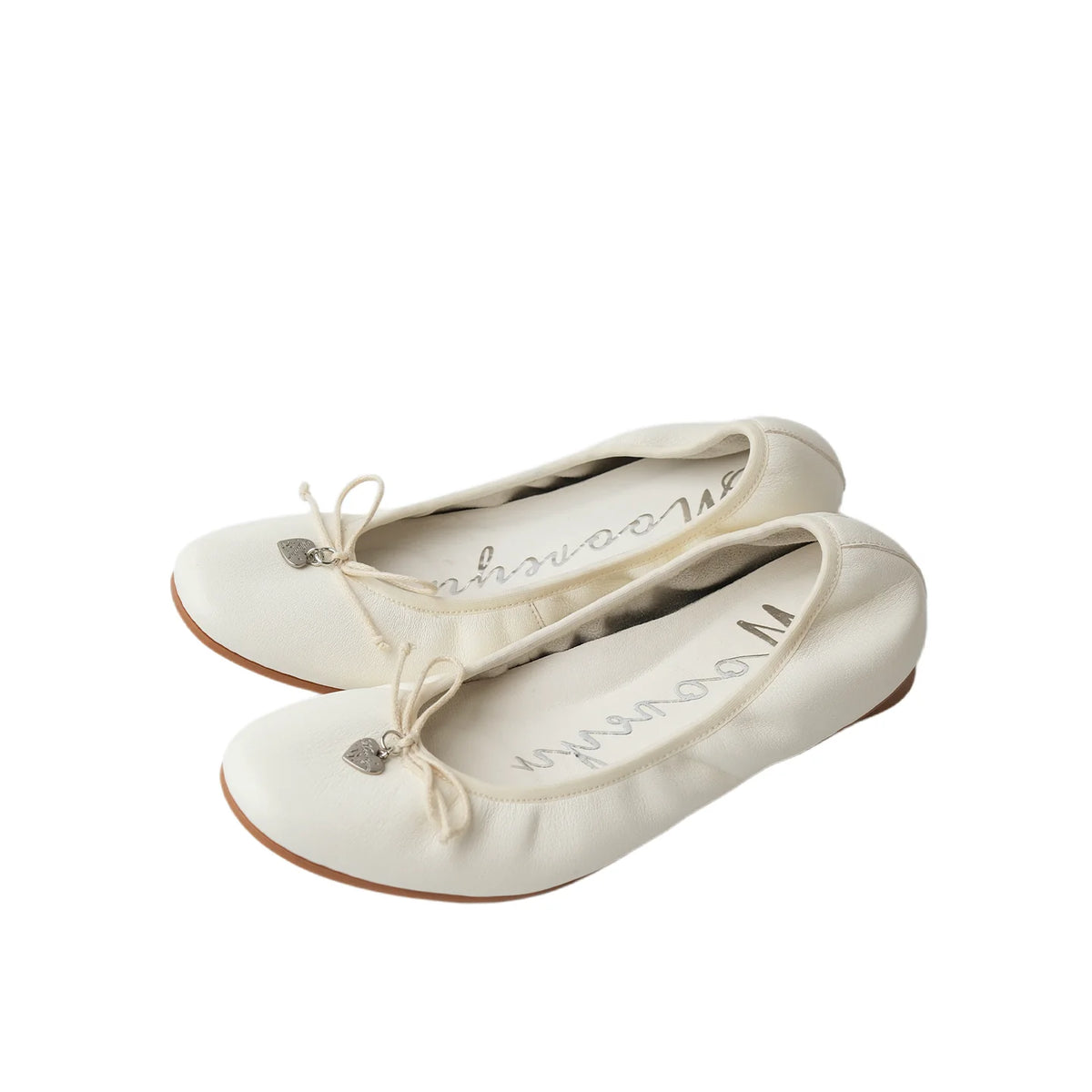 Mooreyu Leather Bow Mary Jane Ballet Flat
