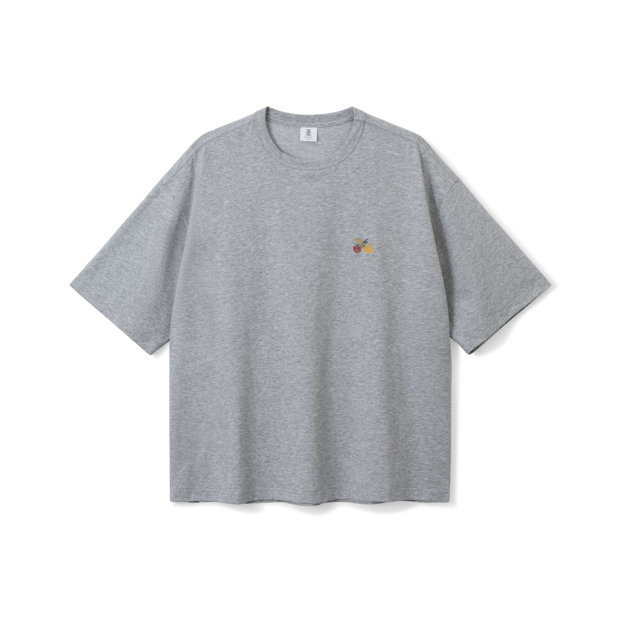 SUPERTOFU Rose Saxophone Embroidery Loose Tee