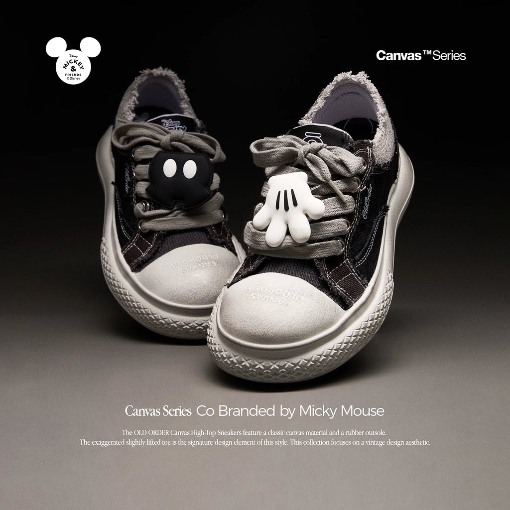 OLD ORDER Canvas Chunky Platform Sneaker
