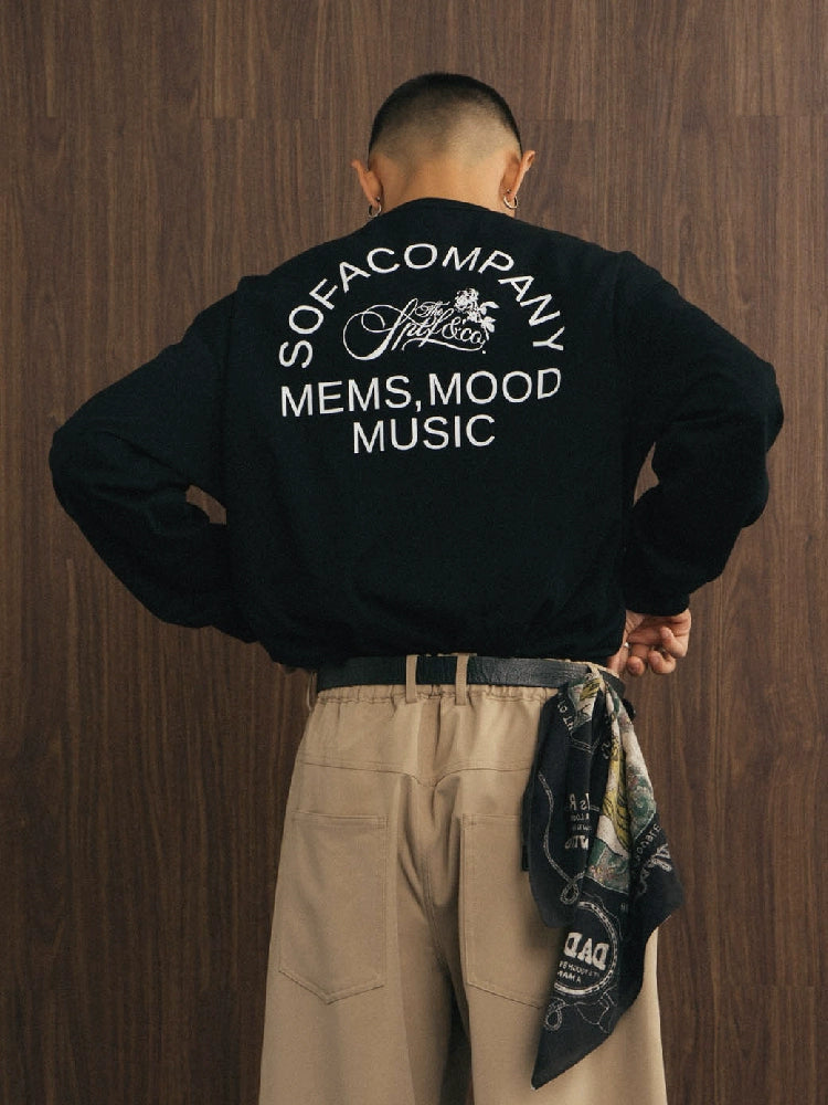 SUPERTOFU Vintage Flower Type Long Sleeve