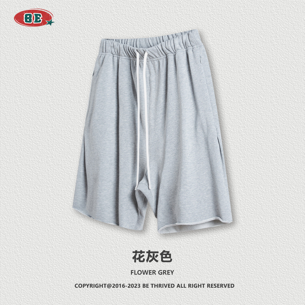 BE THRIVED American Retro 400g Breathable Loose Shorts