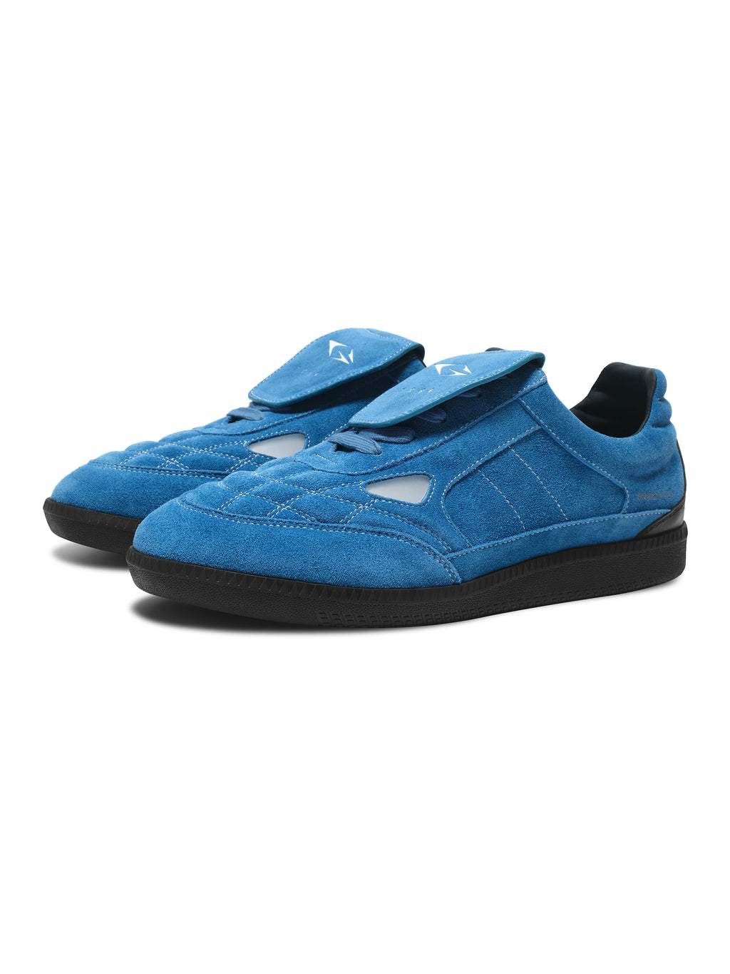 TERRAINCOGNITA Suede Lace-Up Round-Toe Derby