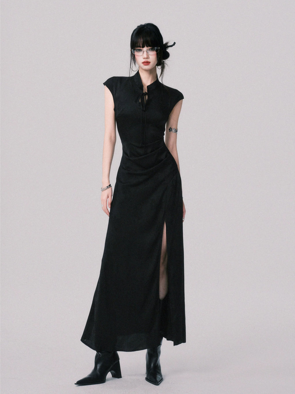 LULUSWINGS Jacquard New Chinese Improved Cheongsam Dress