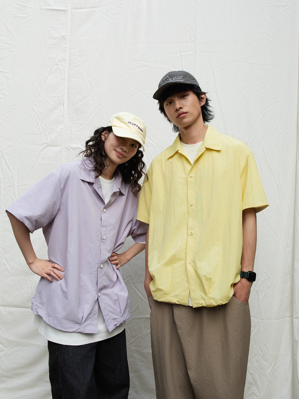 Mentmate Summer Dopamine Color Scheme Solid Color Shirt