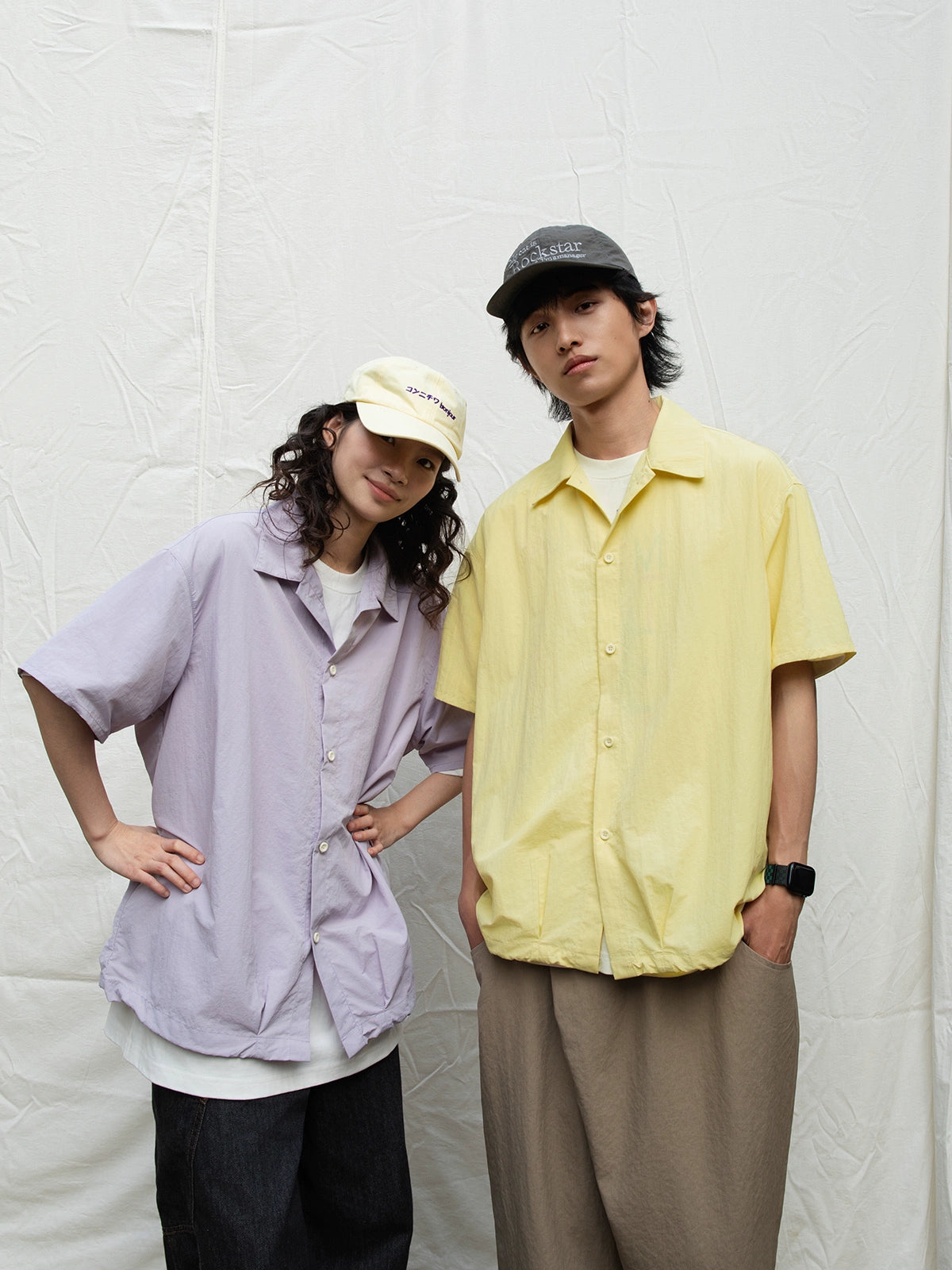 Mentmate Summer Dopamine Color Scheme Solid Color Shirt