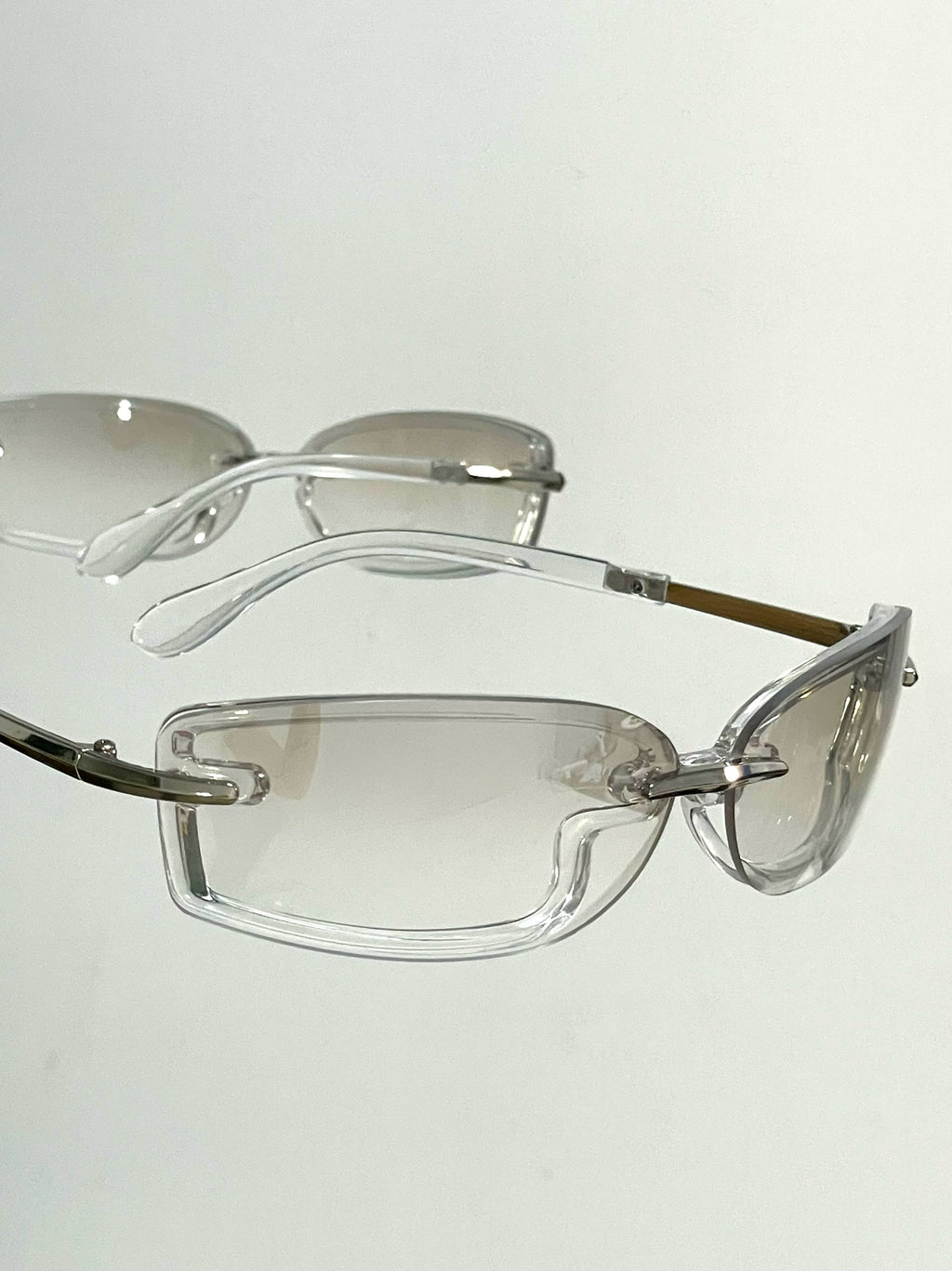 Salty gummy Frameless Pilot Retro Sunglasses