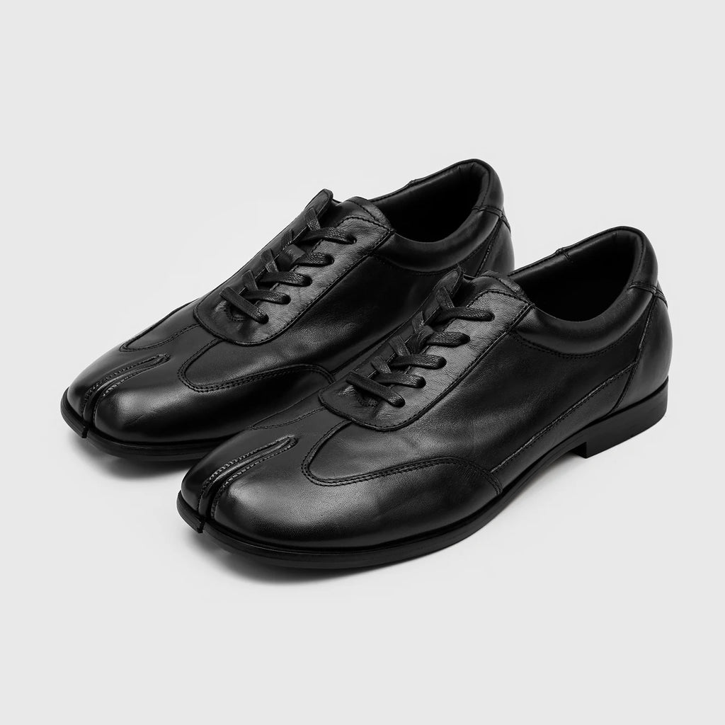 RZAAZ Square-Toe Leather Lace-Up Tabi