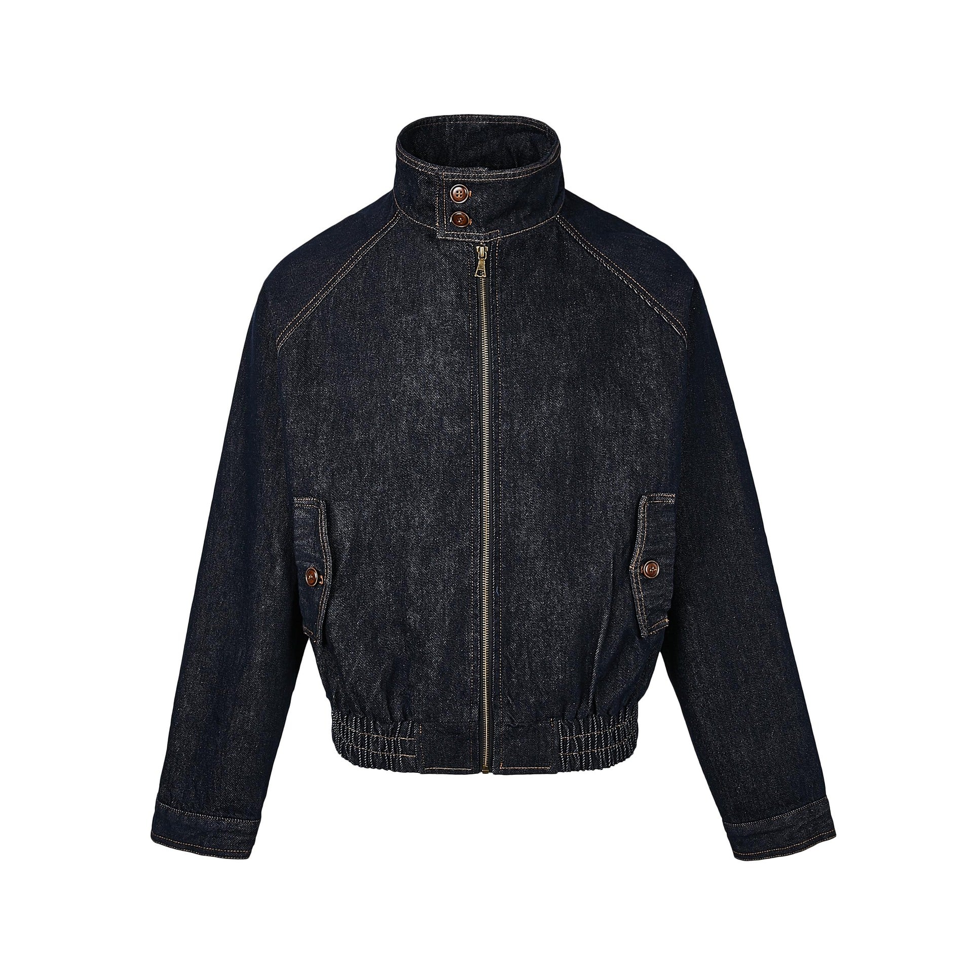 MADEEXTREME original cow short wide boxy harrington coat jacket