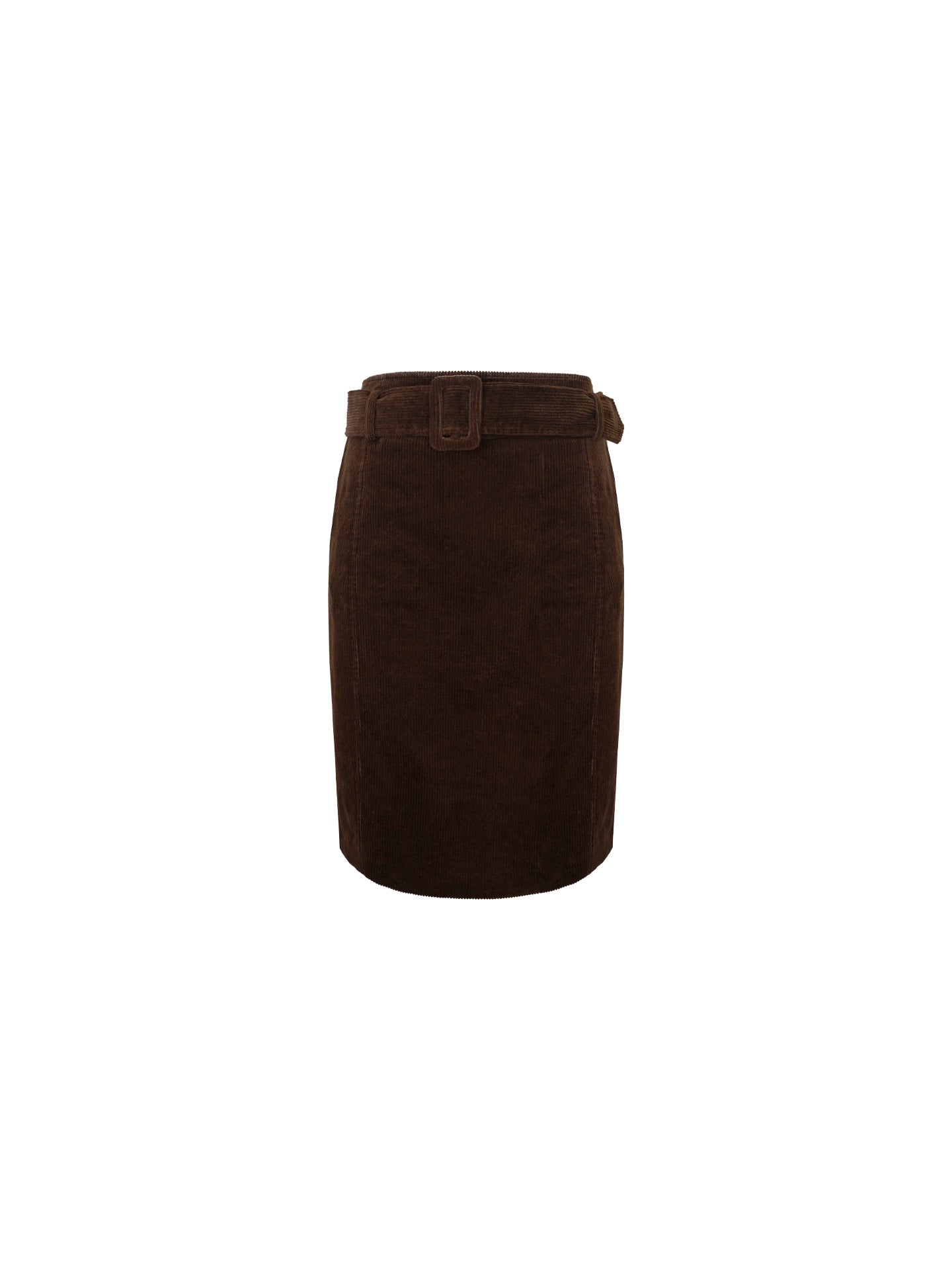 KELIFAN Vintage High Waist Skinny Corduroy Skirt