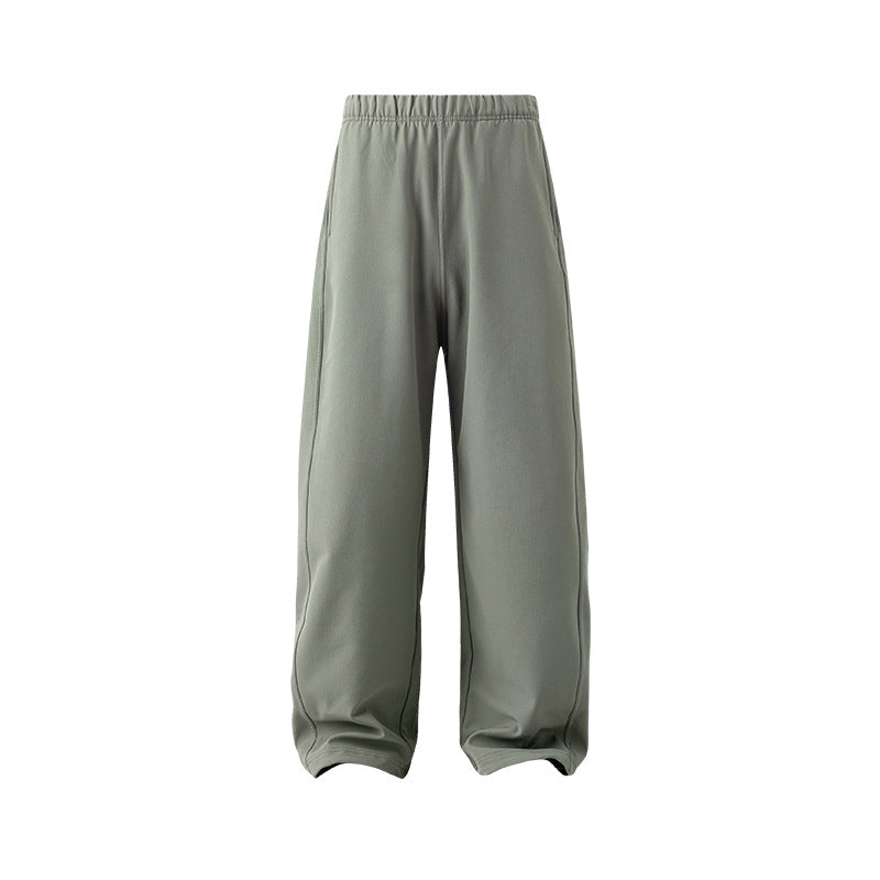 UNF Warm Fleece Thickened Comfortable Loose Straight Casual Pants