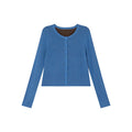 KANO Polka Dot Slim Fit Long-Sleeve Cardigan