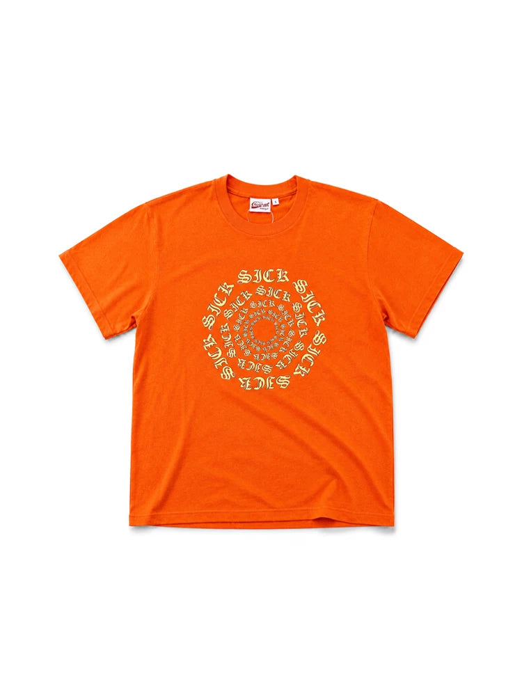 CNCISM "Sick" Spiral Print 400g Breathable Oversized Tee