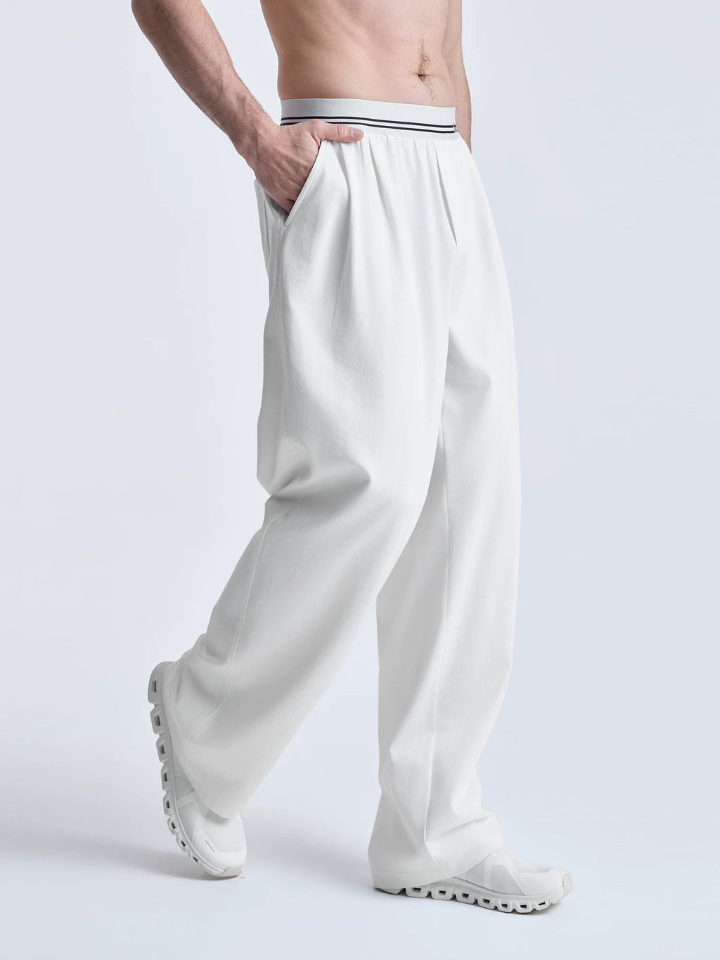 BODYDREAM Cool-Touch Wide-Leg Casual Pants