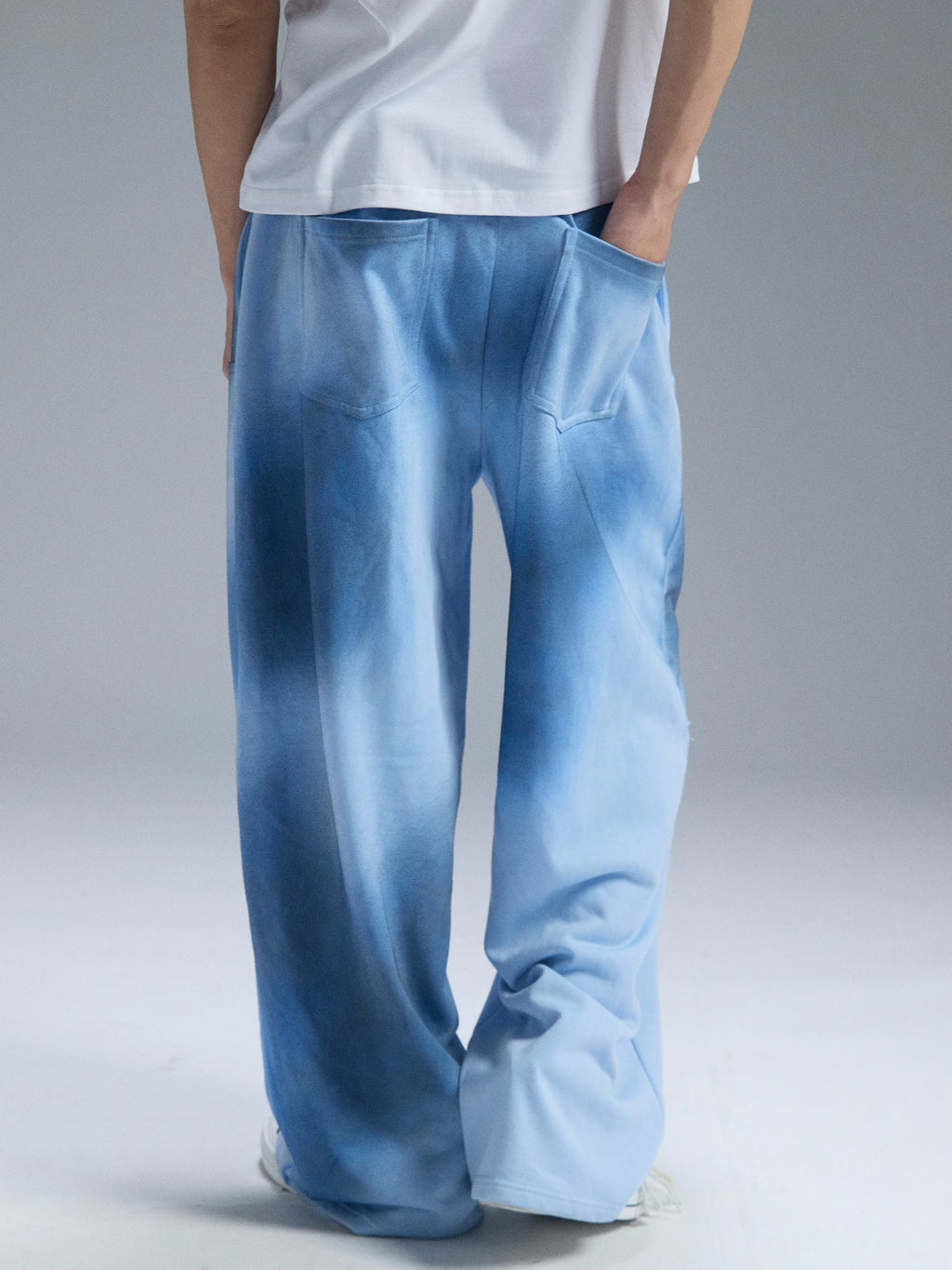PAIKI Thorn Ink Splatter Baggy Sweatpants