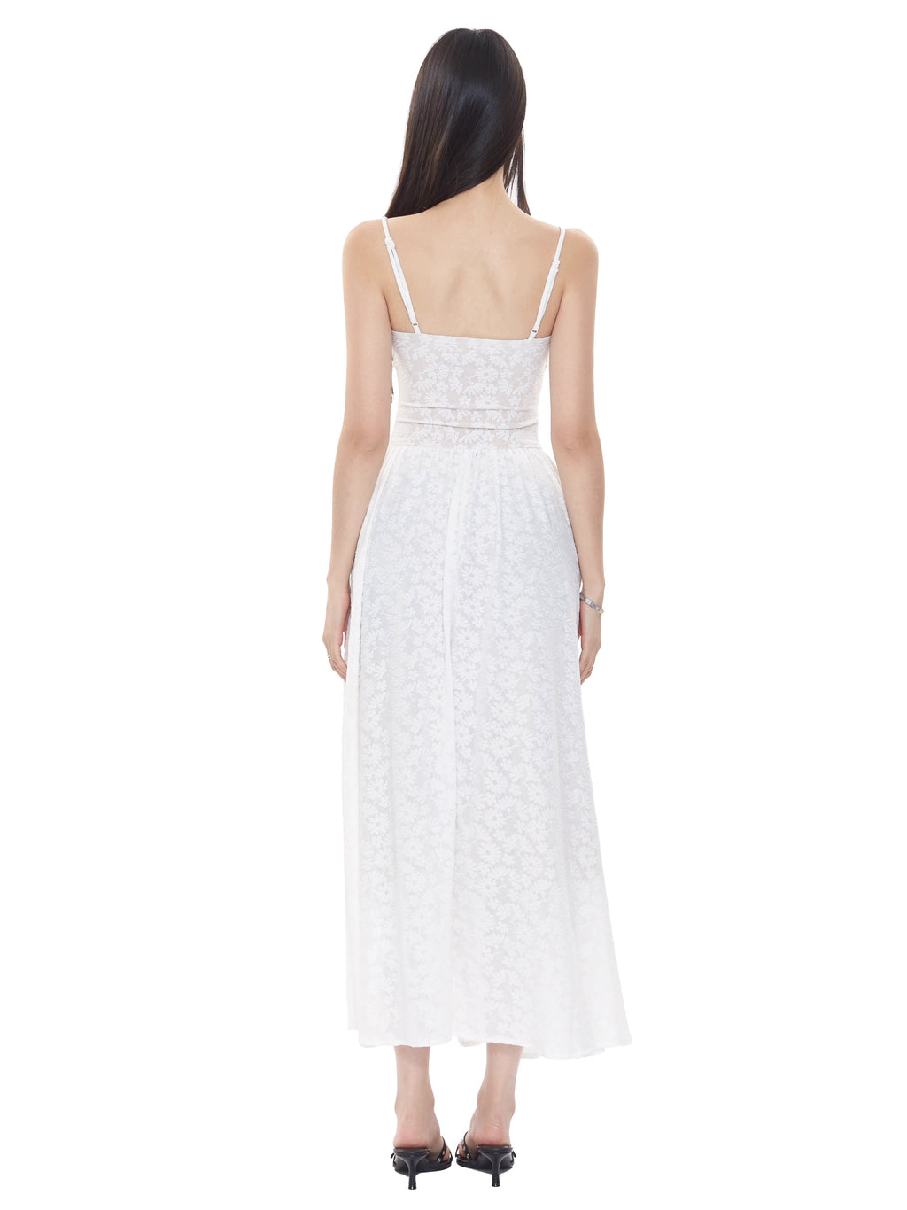 WITHMIN Sexy Off-the-shoulder Waist Relaxation Vacation Dress