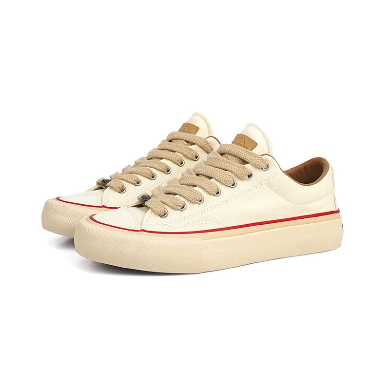 MARS GEOME Men's and Women's Same Trend Board Shoes Wide Version Canvas Shoes