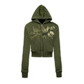 PAIKI Magic Ride Unicorn Cardigan Hooded Fleece Sweater