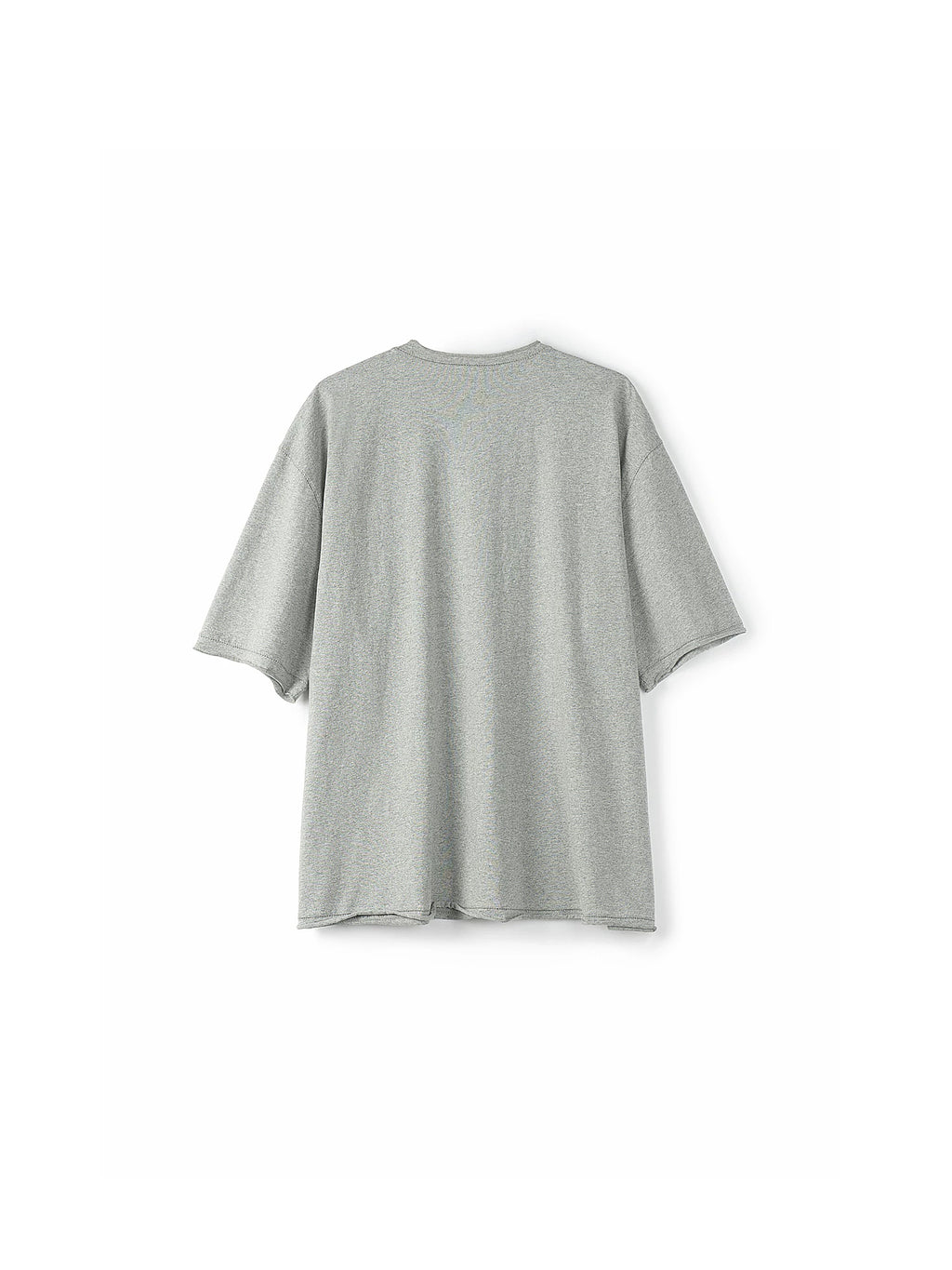 PARTIMENTO Vintage Washed 230g Frayed Trim Loose Tee