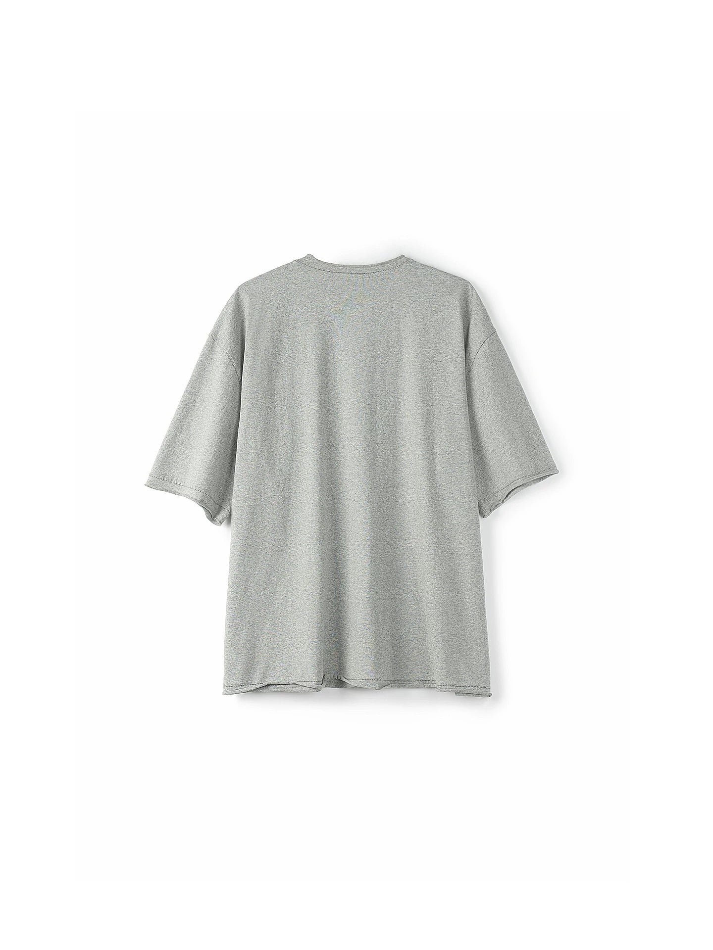 PARTIMENTO Vintage Washed 230g Frayed Trim Loose Tee