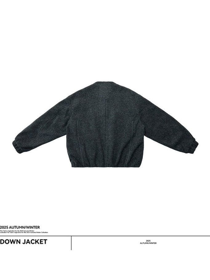 UNF Crew Neck Loose Padded Jacket