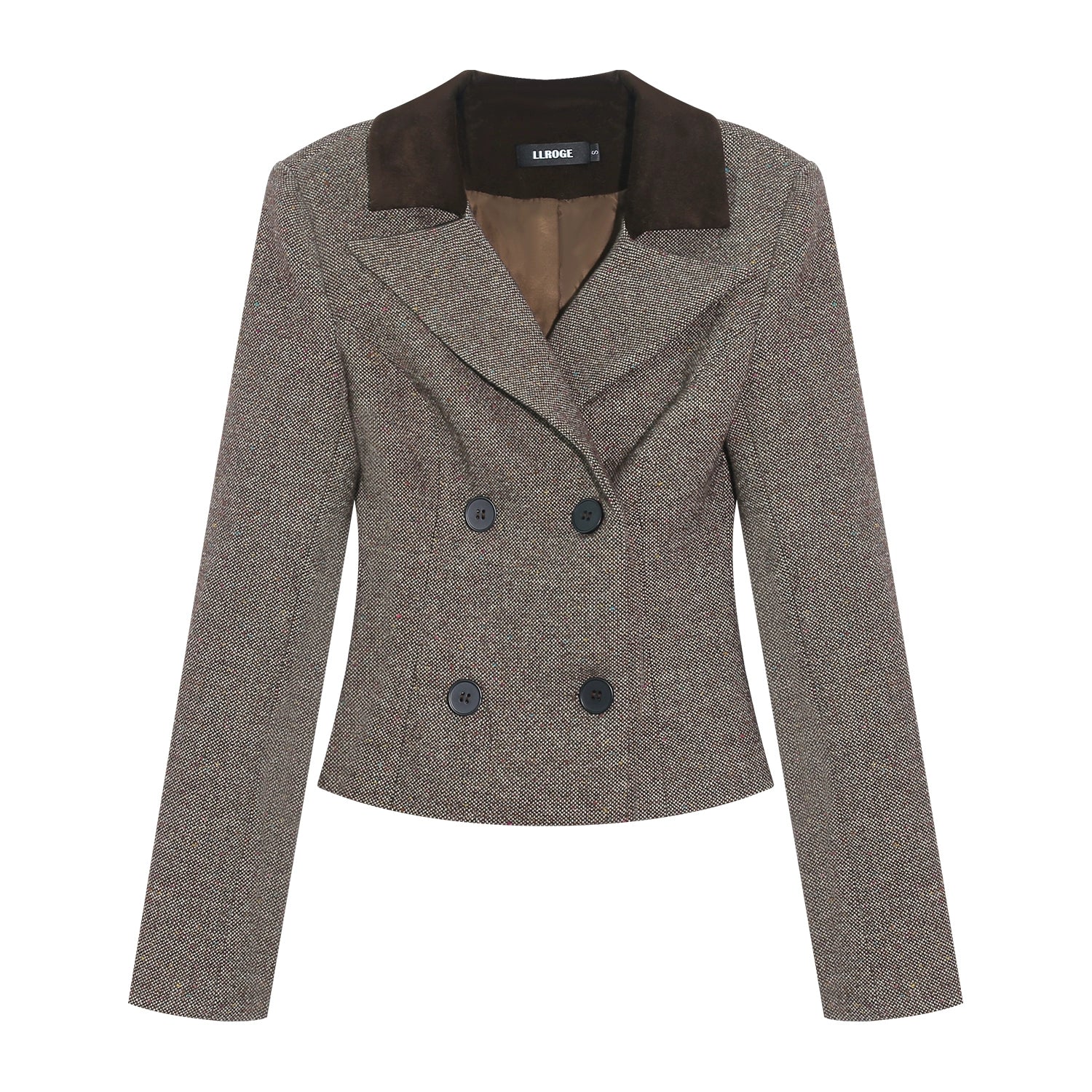 LLROGE Temperament Versatile Slim Fit Contrasting Color Blazer (Clearance)
