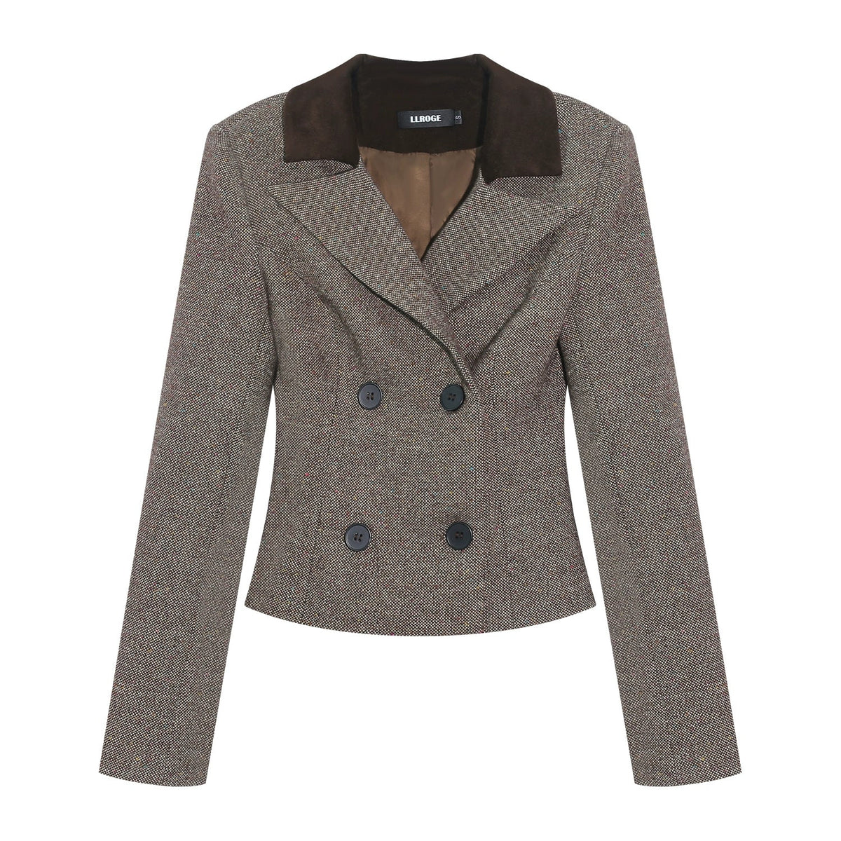 (Clearance) LLROGE Temperament Versatile Slim Fit Contrasting Color Blazer