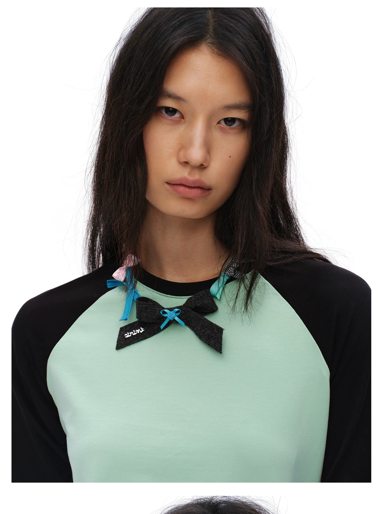 oinimi Handmade Dopamine Bow Choker Necklace