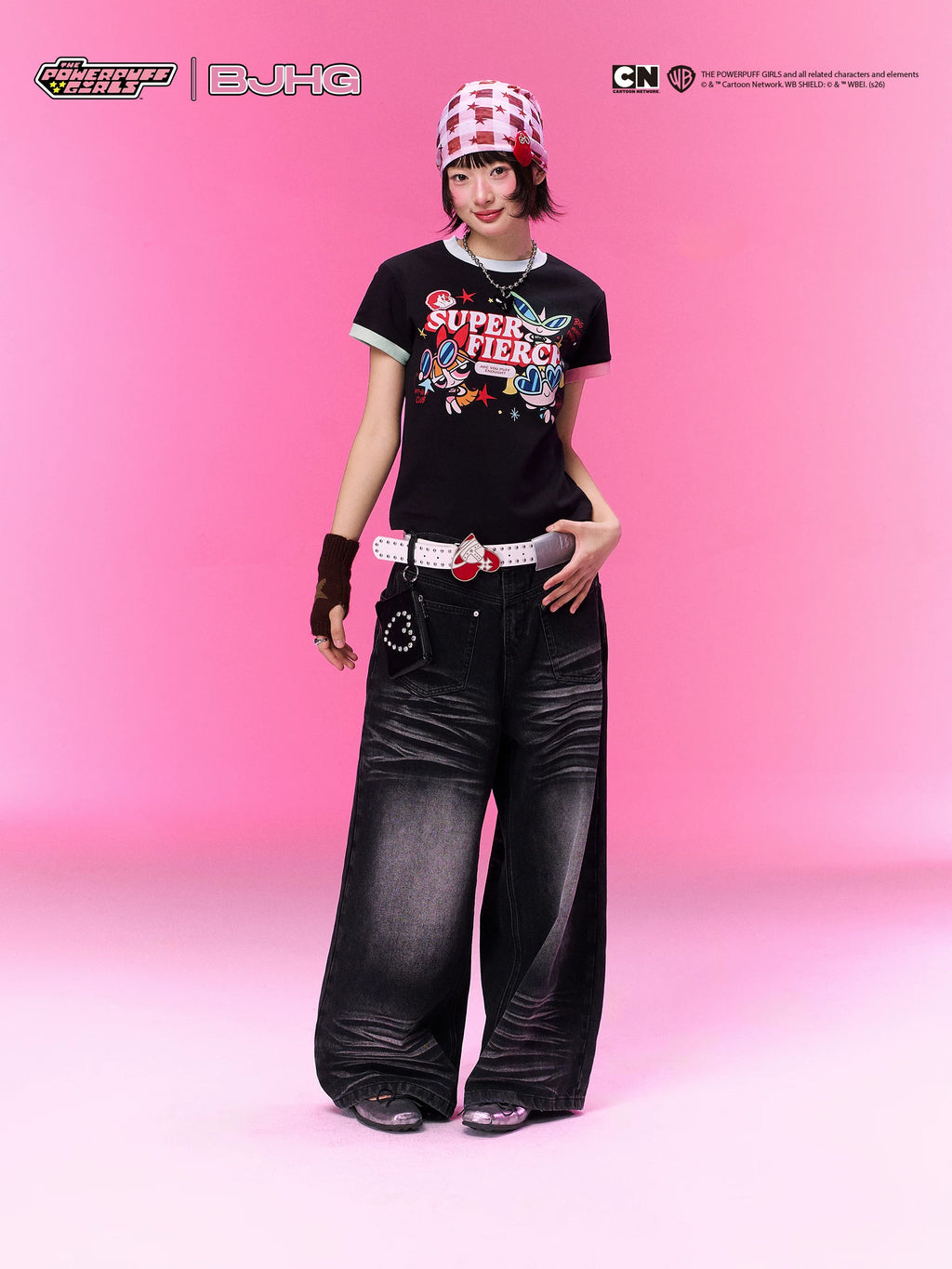 BJHG [Flying Girl Police Joint Name] Front Shoulder Short Sleeve