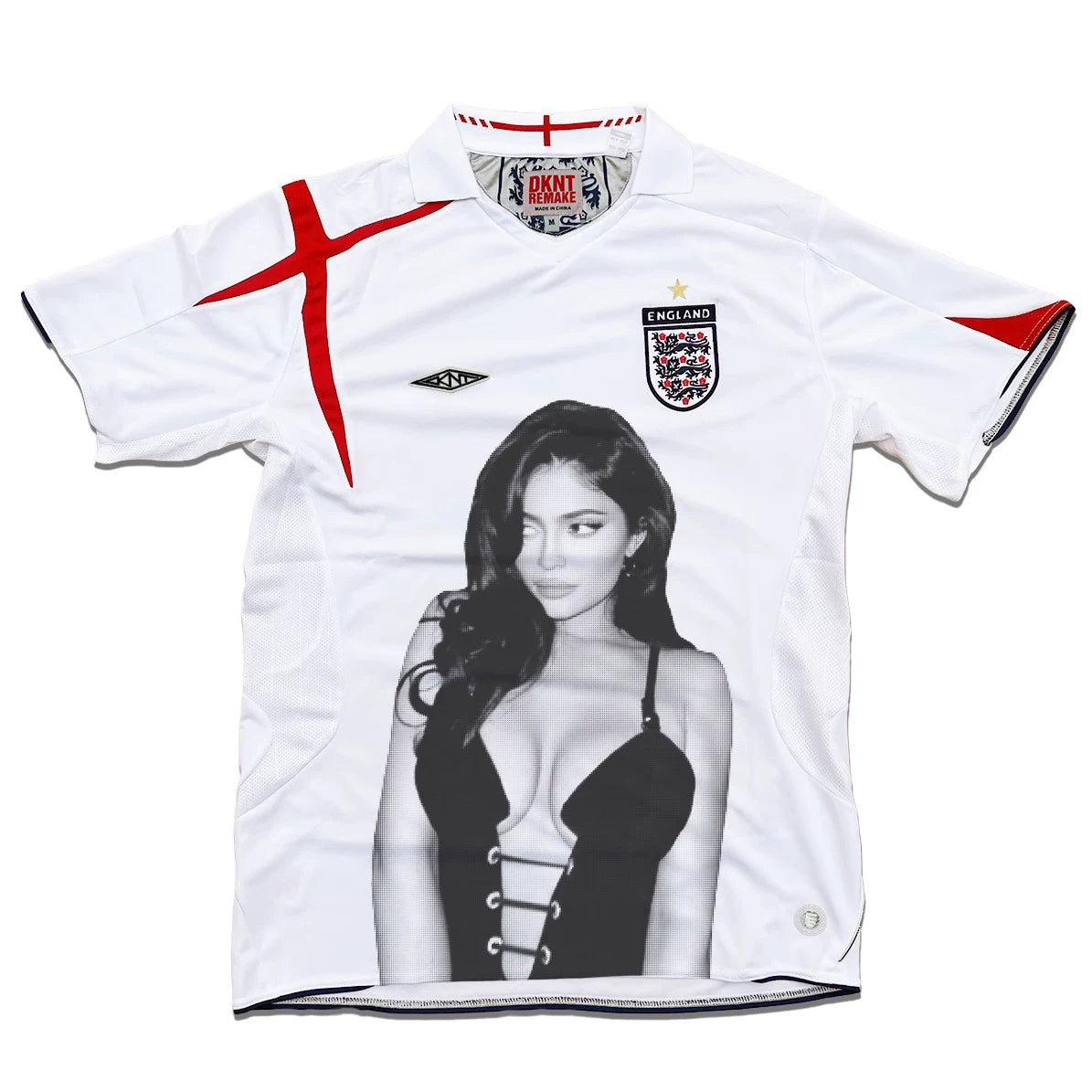 REMAKE Portrait Print Casual Jersey Tee