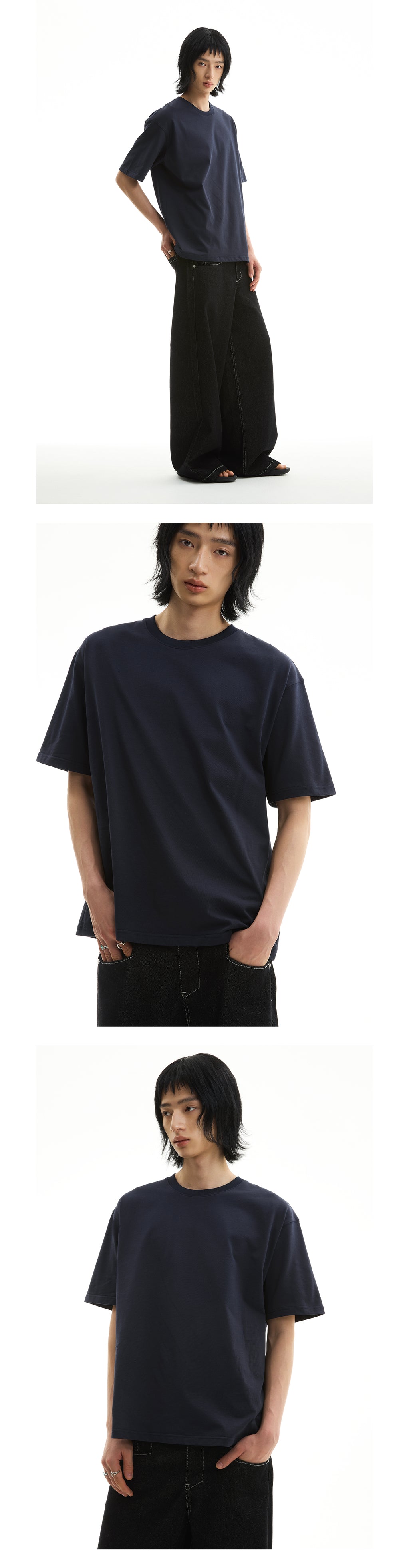 FUNKYFUN 2025SS five-color pure cotton 230g loose Tee