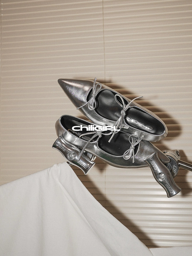 CHILIGIRL Bow-tie Flat Shoes